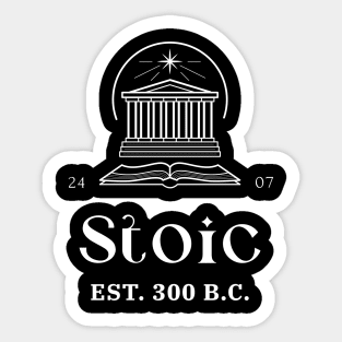 Stoic Classic Sticker